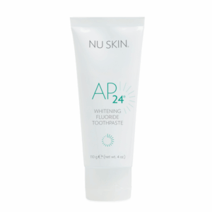 Tube of AP24 whitening fluoride toothpaste. 